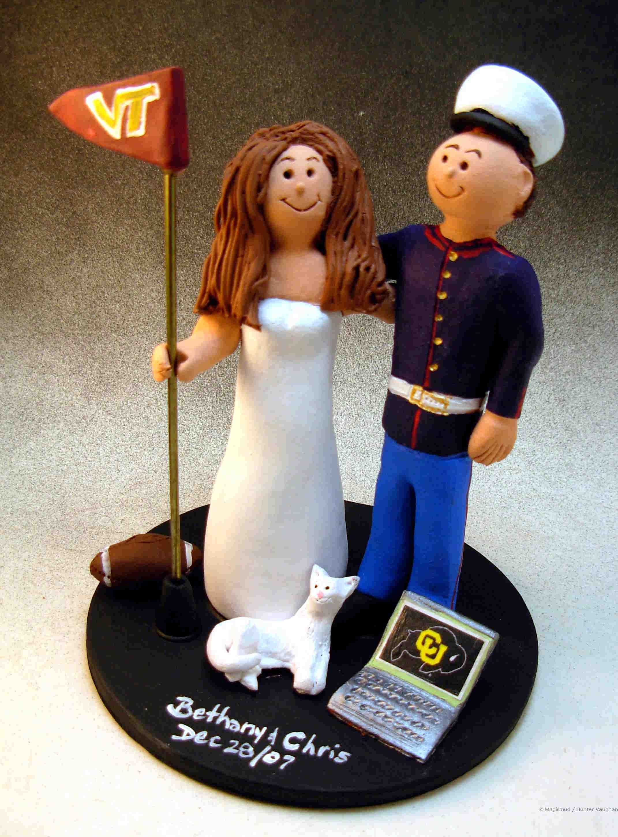 U S Marine Wedding Cake Topper   U.S.Marine Wedding Cake Topper 